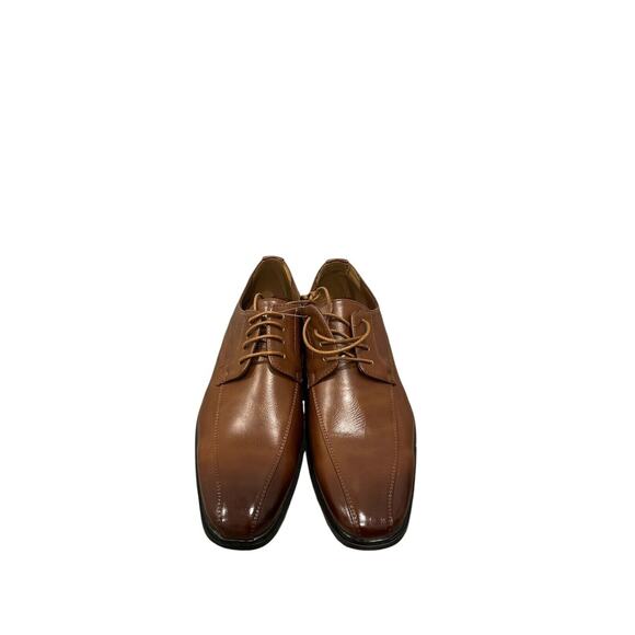 Men’s Marco Vitale Collezione Brown Leather Dress Shoes 11 - Picture 1 of 5